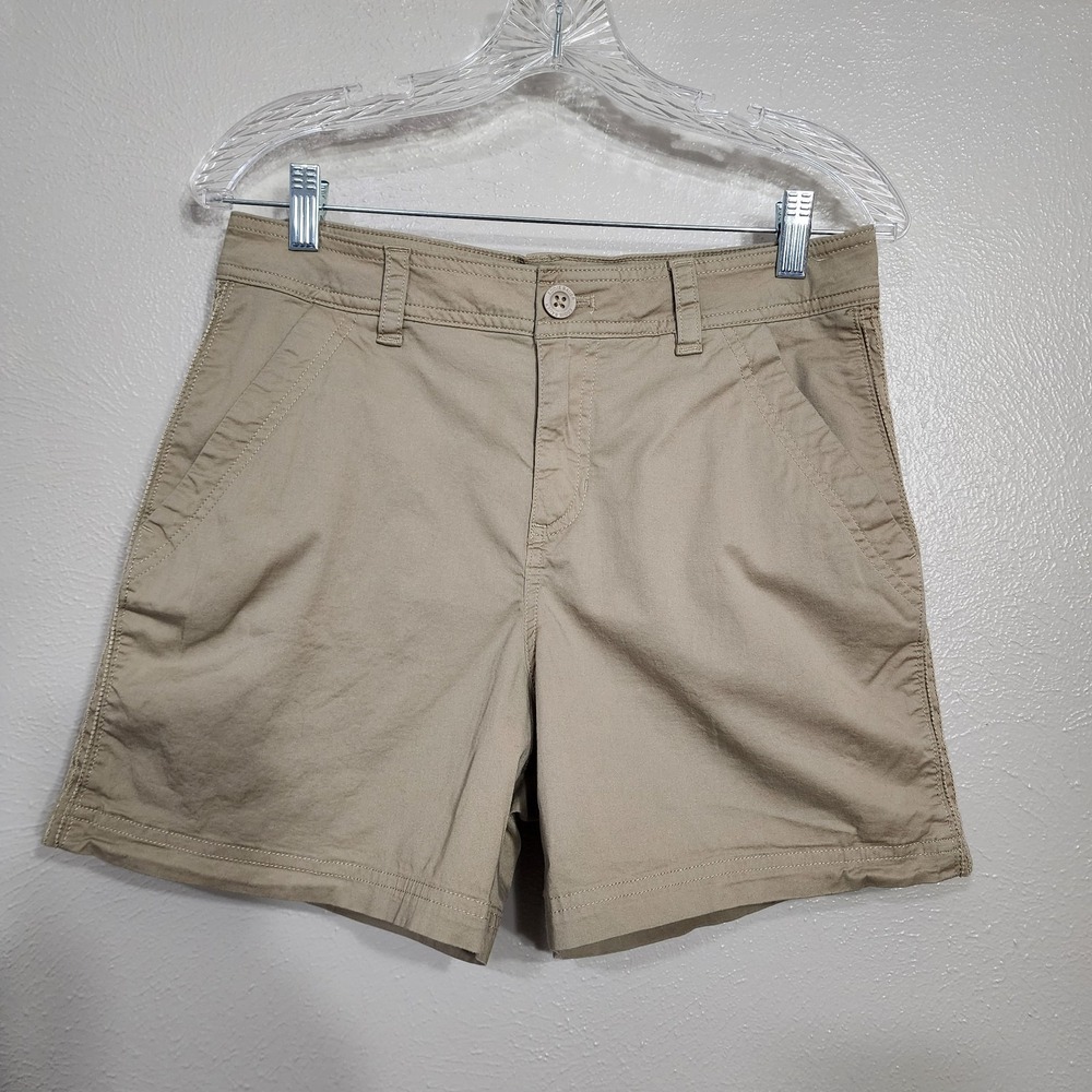 Eddie Bauer Women's Shorts Size 8 Khaki Bermuda‎